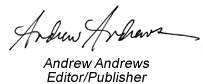 Andrew Andrews Editor/Publisher